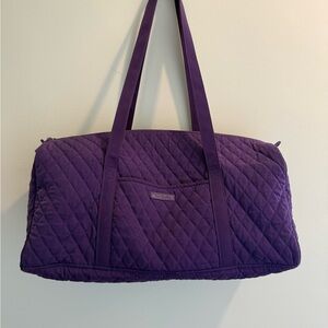 Vera Bradley Purple Quilted Travel Bag